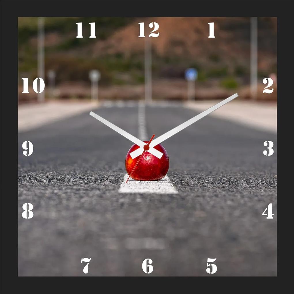 Relógio De Parede Personalizado Estrada Paisagem Deserto 30x30cm