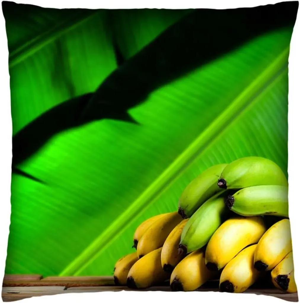 Almofada Colours Creative Photo Decor Bananas Verde