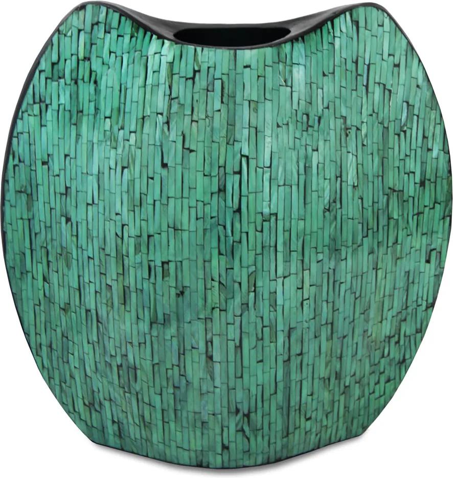 Vaso Decorativo em Madrepérola Verde Sally