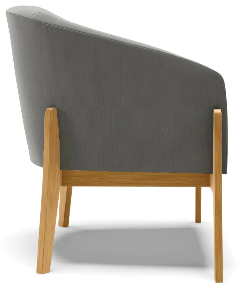 Poltrona Decorativa Industrial Dourado kit 2 Stella Suede Grafite D03 - D'Rossi