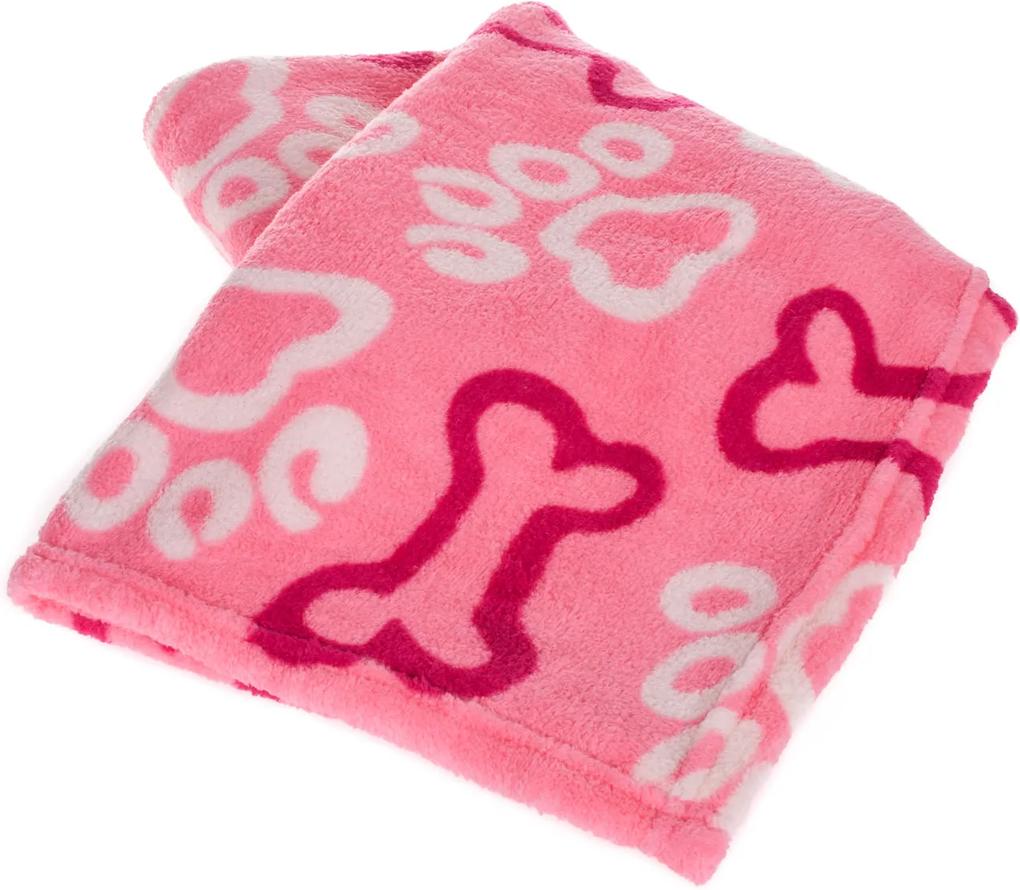 Manta Cobertor em Microfibra Para Cachorro Rosa Pink - Meu Pet