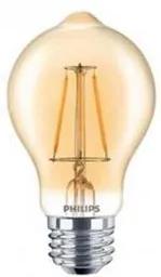 Lâmpada Bulbo Led Dimerizável Filamento Philips Gold 4,5W E27 127V