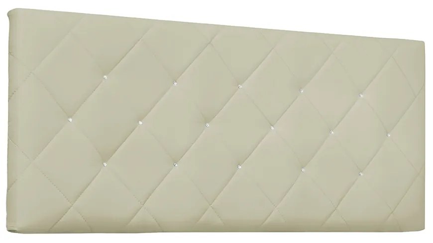 Cabeceira Painel Tânia Para Cama Box Solteiro 90 cm Corino - D'Rossi - Bege