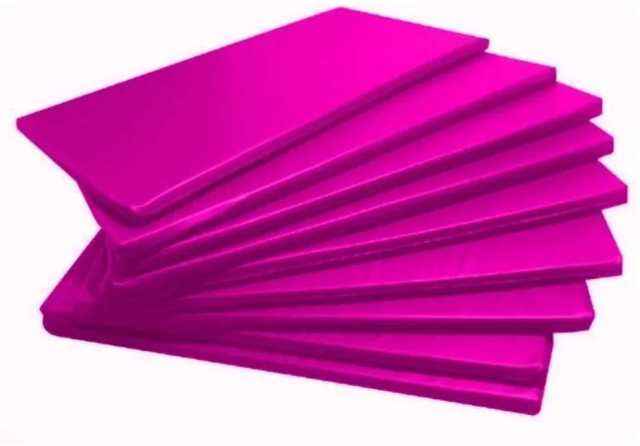 Kit 5 Colchonete Academia Espuma D33 Imperme�Vel 100X60X3 (Vermelho)
