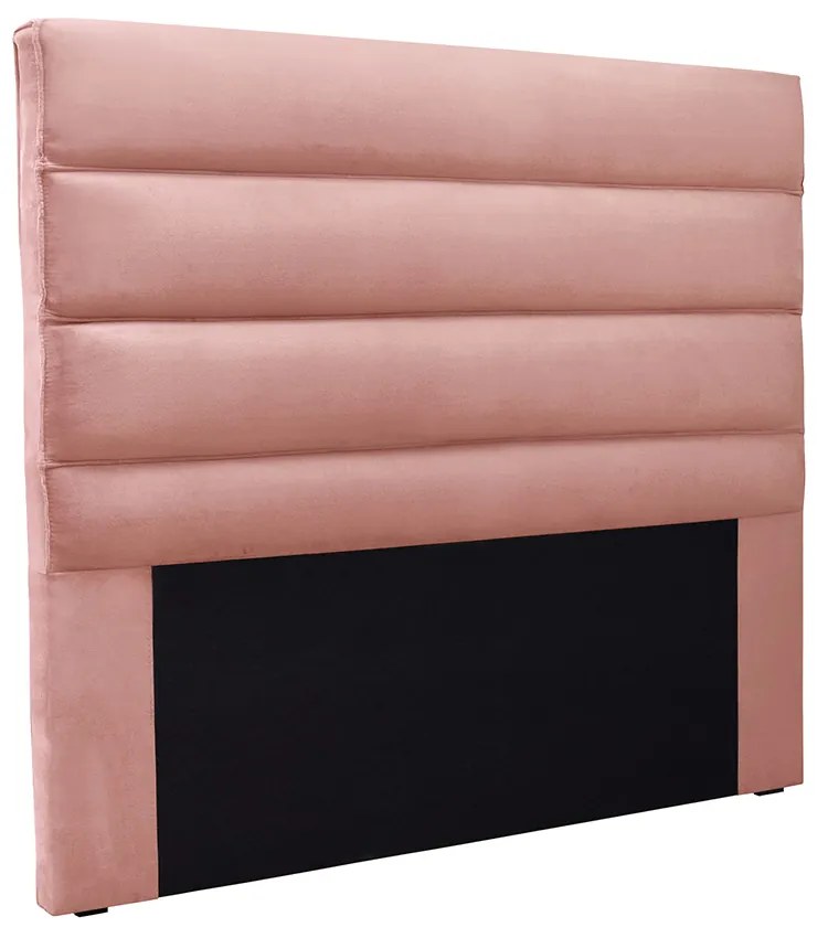 Cabeceira Cama Box Casal 140 cm Arles Veludo Rosa S04 - D'Rossi