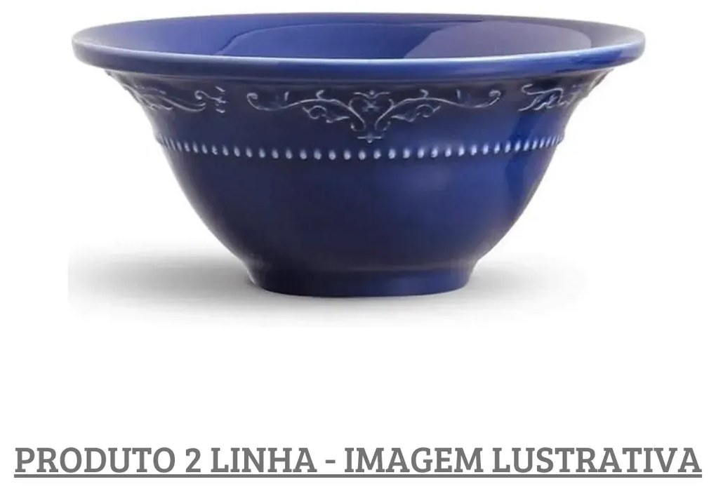 Bowl 445Ml Acanthus Azul Navy - Porto Brasil 2° Linha