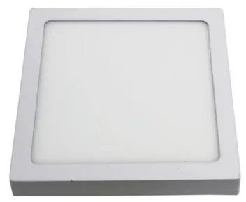 Plafon Led Sobrepor Branco 18W 22X22cm Yamamura - LED BRANCO FRIO (6000K)