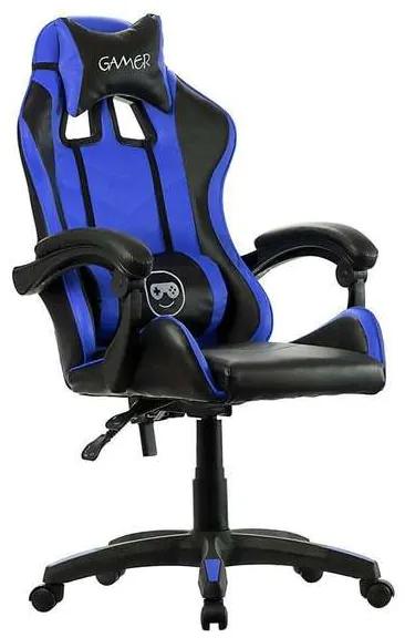 Cadeira Gamer Extreme Azul Útil Bazar Rf1898az