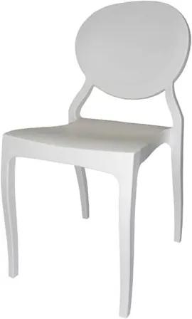Cadeira Told Polipropileno Sem Braco Cor Branco Off -  23003 Sun House
