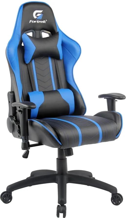Cadeira Gamer Black Hawk Preta/azul Fortrek