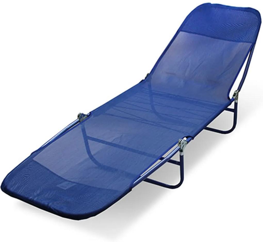 Cadeira Espreguiçadeira Textilene Adulto Estampas Sortidas Belfix Azul