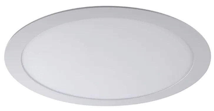 Luminária De Embutir Redondo 12W 4000K Led Bivolt Ø16,8X2,5Cm Downligh... (Branco)