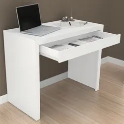 Mesa para Home Office com Gaveta ME4107 Branco - Tecno Mobili