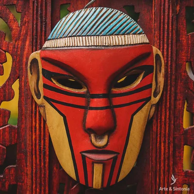 Máscara Indígena Etnia Assurini 22cm