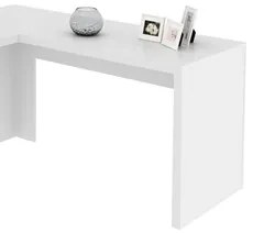 Mesa de canto para Home Office ME4116 Branco - Tecno Mobili