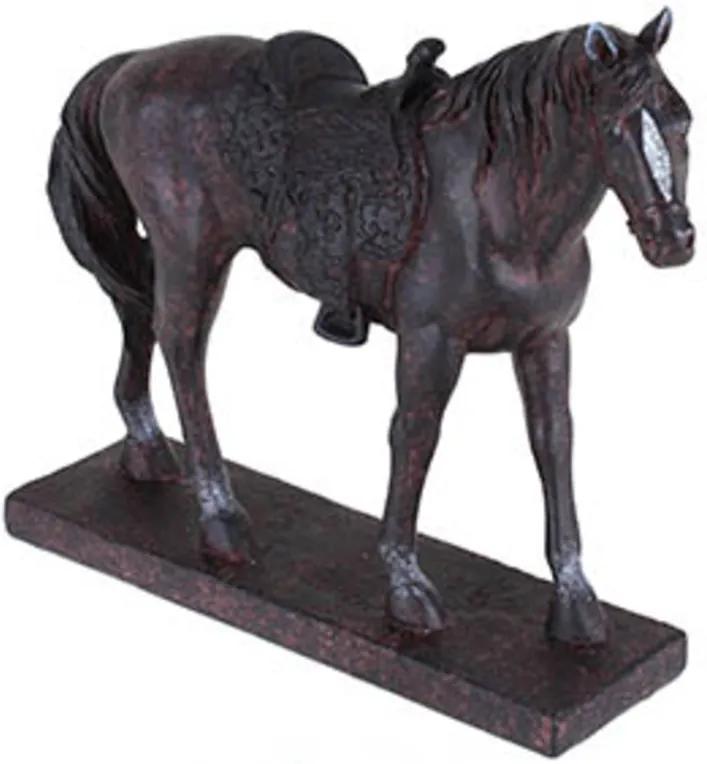 Escultura Udecor Cavalo Marrom