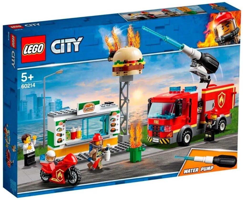 Lego City 60214 Combate ao Fogo Bar de Hambúrgueres - Lego