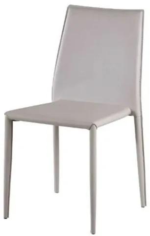 Cadeira Amanda 6606 em Metal PVC Nude - 32869 Sun House