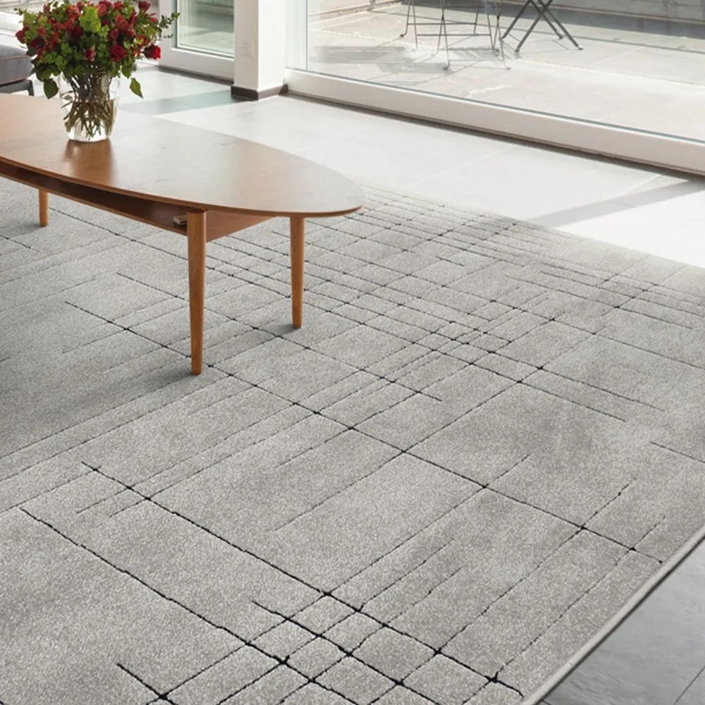 Tapete Para Sala de Estar Sofistik 2,50x3,50 Fino G57 - Tapetes São Carlos