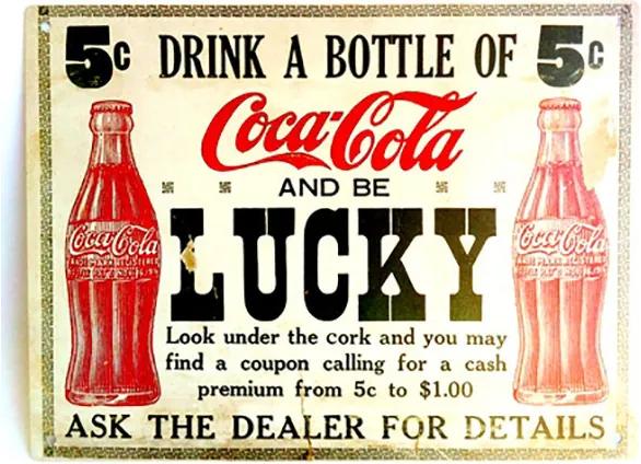 Placa Coca Lucky