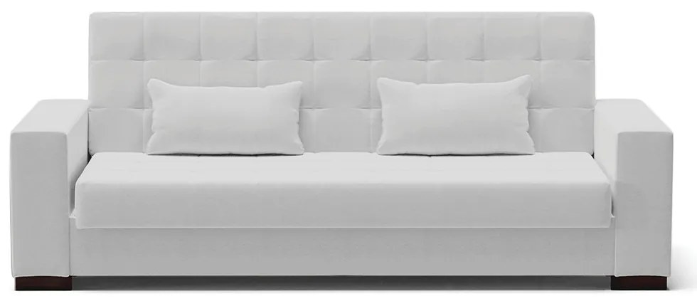Sofá Cama Casal 3 Lugares 210cm Lisboa Linho  D03 - D'Rossi - A05 Cinza