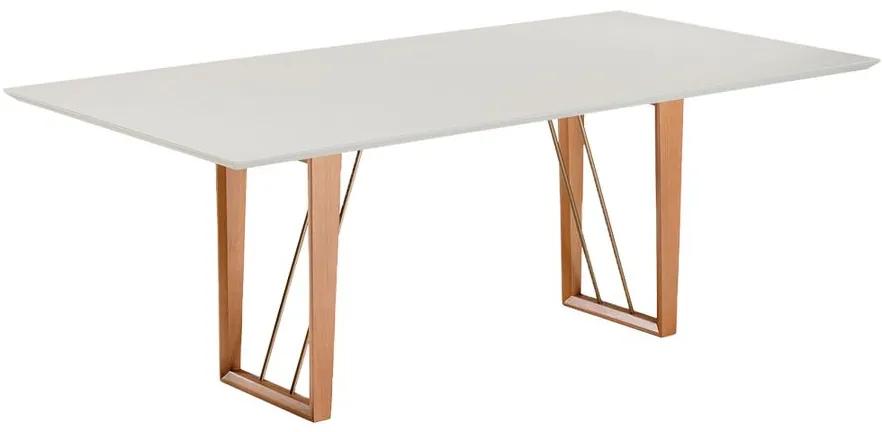 Mesa de Jantar com Vidro Palatino Amêndoa - US 46000 1.60 x 0.90