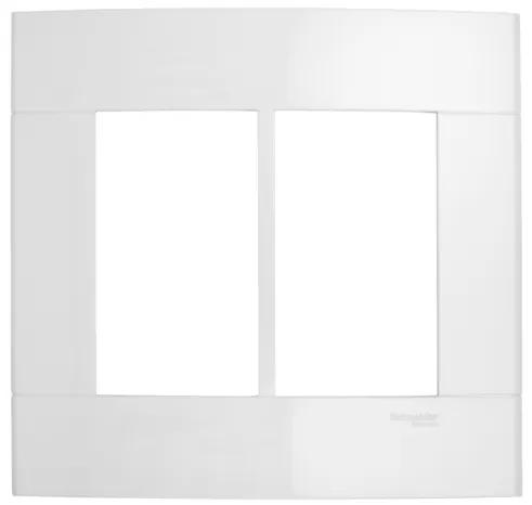 Placa Para 6 Modulos 4x4 Branco Decor