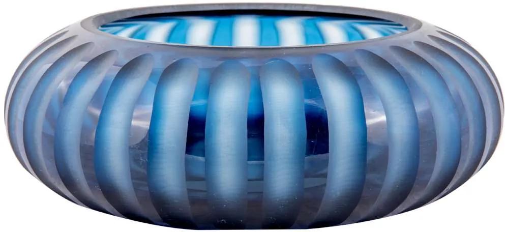 Vaso de Vidro Decorativo Oval Eufrates - Linha Marina