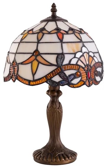 Abajur Metal Vidro Bronze Multicores Vitra