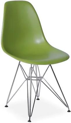 Cadeira Decorativa, Verde, Eames DSR