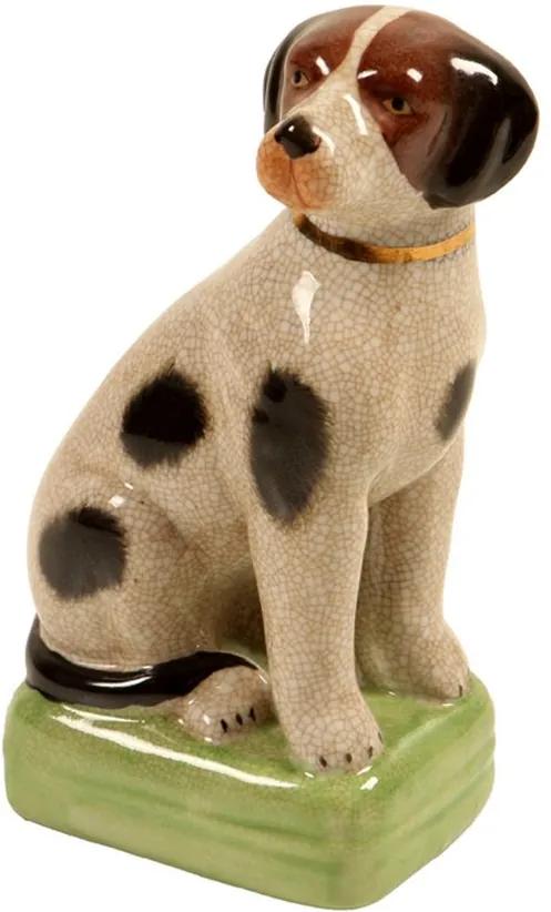 Escultura Decorativa de Porcelana Cachorro Bob