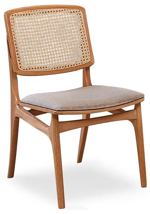 Cadeira Edir Madeira Maciça Design Contemporâneo Avi Móveis