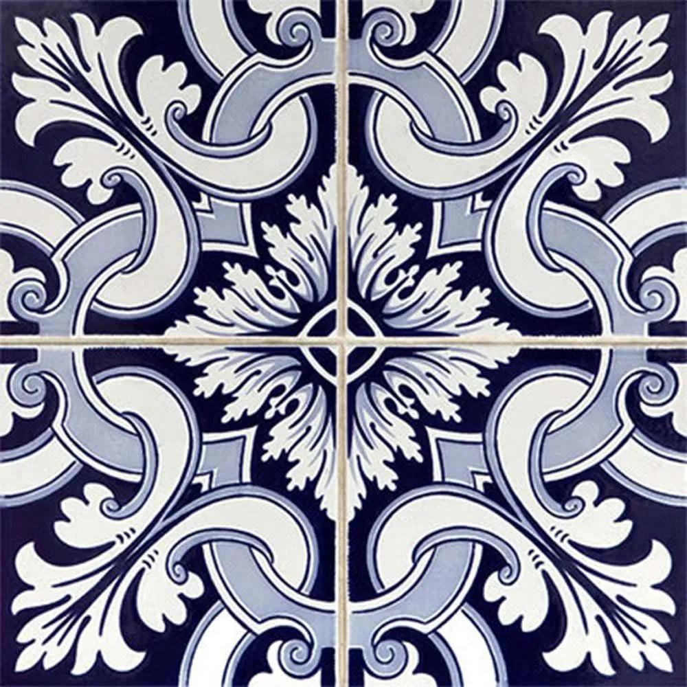 Adesivo para Azulejo Português Porto Vinil 15x15cm 16 peças Cosi Dimora