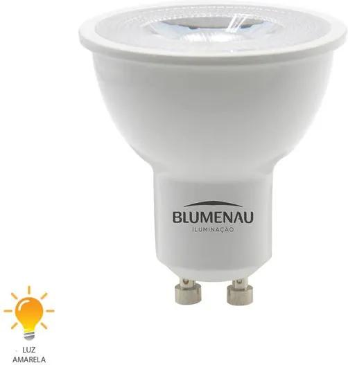 Lâmpada LED MR16 GU10 4,8W Bivolt Branco Quente 2500K - 02482042 - Blumenau - Blumenau