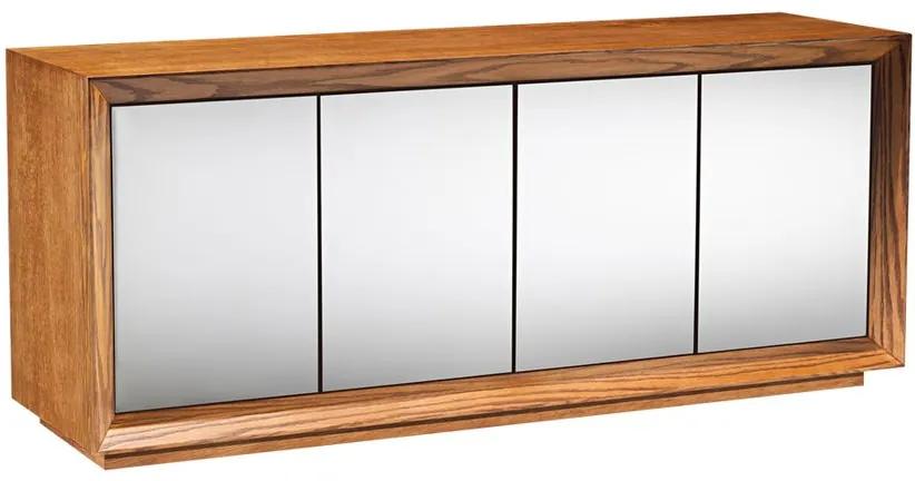 Buffet Passos com Espelho 200 cm - Wood Prime MT 27665