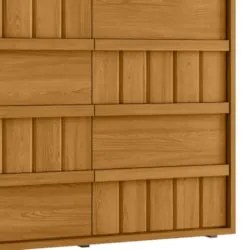 Cômoda Para Quarto Com 8 Gavetas 136cm Avila Cinamomo Z10   - Mpozenat
