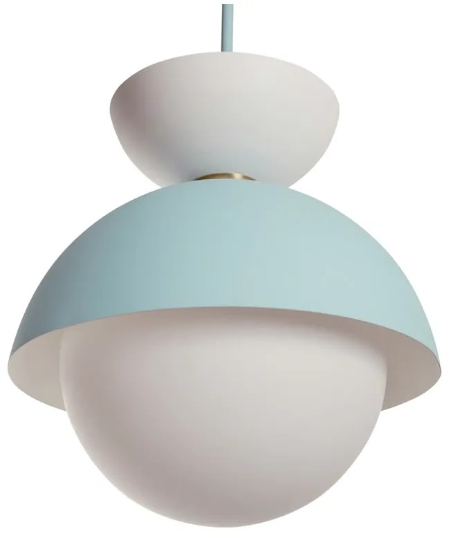 Pendente Bibelô Ø24X26Cm Globo 20Cm 1Xe27 / Anel Distanciador Cobre |... (CB-V - Cobre Escovado)