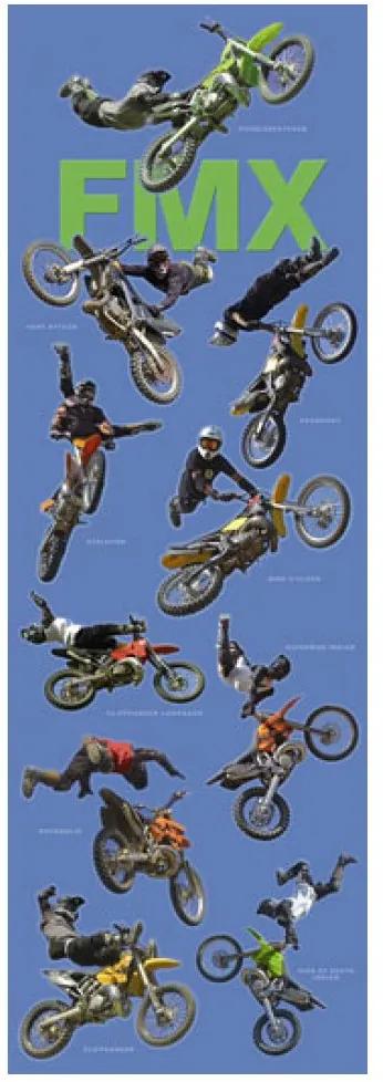 Gravura Poster Para Quadros Motocross Freestyle Fmx 30x90cm