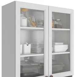 Armário de Cozinha Modulado 5 Peças Sem Tampo CJ3 Duna P09 Branco - Mp