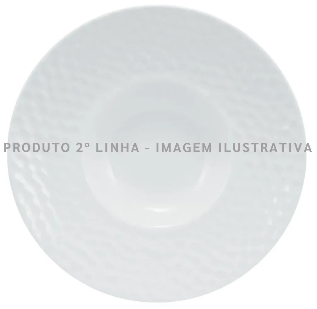 Prato Risoto 21Cm 2ª Linha Porcelana Schmidt - Mod. Artico 243