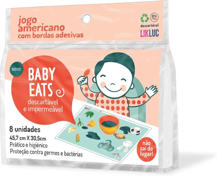Jogo Americano Descartável Baby Eats Likluc