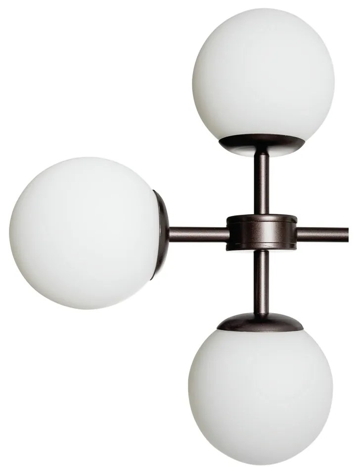 Pendente Kobe Ø96X39Cm 12Xg9 / Metal E Globo Ø12Cm | Usina 16743/12 (ORN-M - Ouro Novo Metálico, FOSCO)