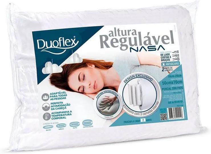 Travesseiro Altura Regulável Nasa - Duoflex