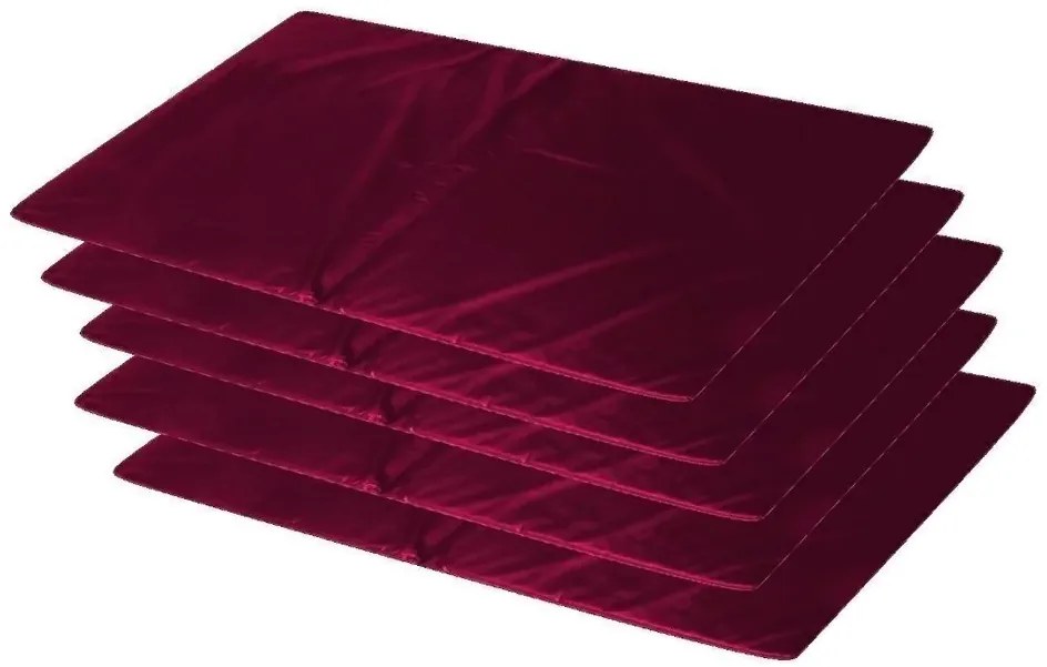 Kit 5 Colchonetes Gin�Stica, Academia E Yoga - 90 X 40 X 3 (Rosa)