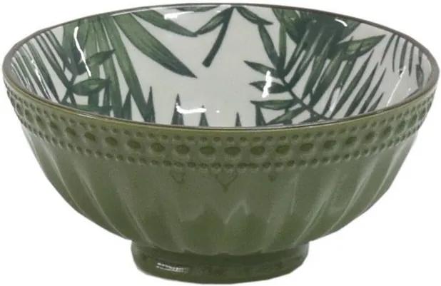 Bowl em Porcelana Texturizado 280ml - Tropical Verde - Full Fit