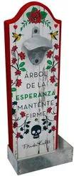 Abridor de Garrafa de Parede Frida Kahlo Pássaros e Flores