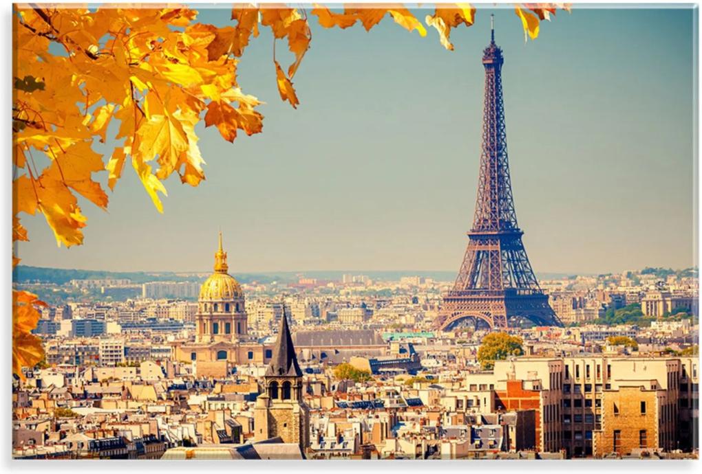 Tela Decorativa Outono em Paris Médio Love Decor