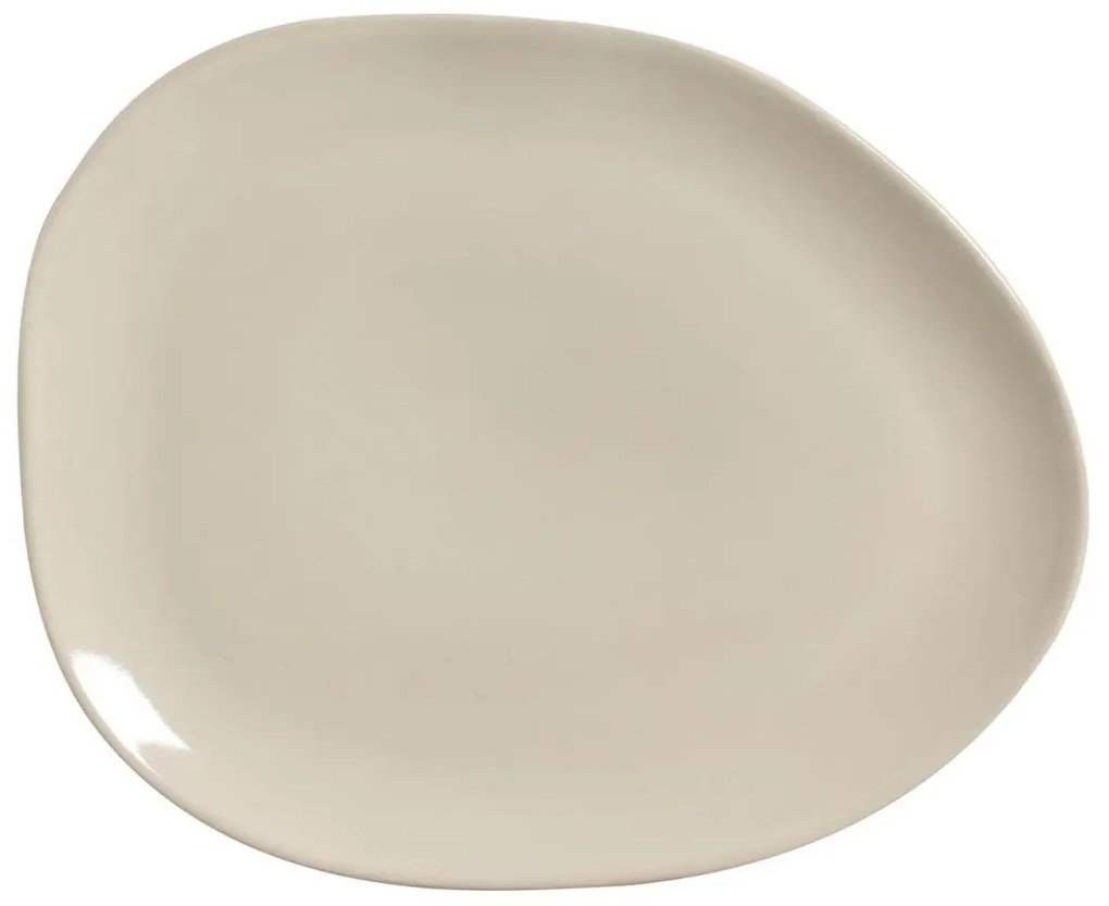 Prato Raso Oval 31Cm Organico Clay - Porto Brasil