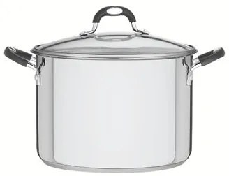 Caldeirão Tramontina Astro Aço Inox Tampa de Vidro 28 cm 11,4 Litros