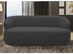 Sofá 3 Lugares Living Orgânico Sala de Estar 170cm Conka F05 Bouclê Gr